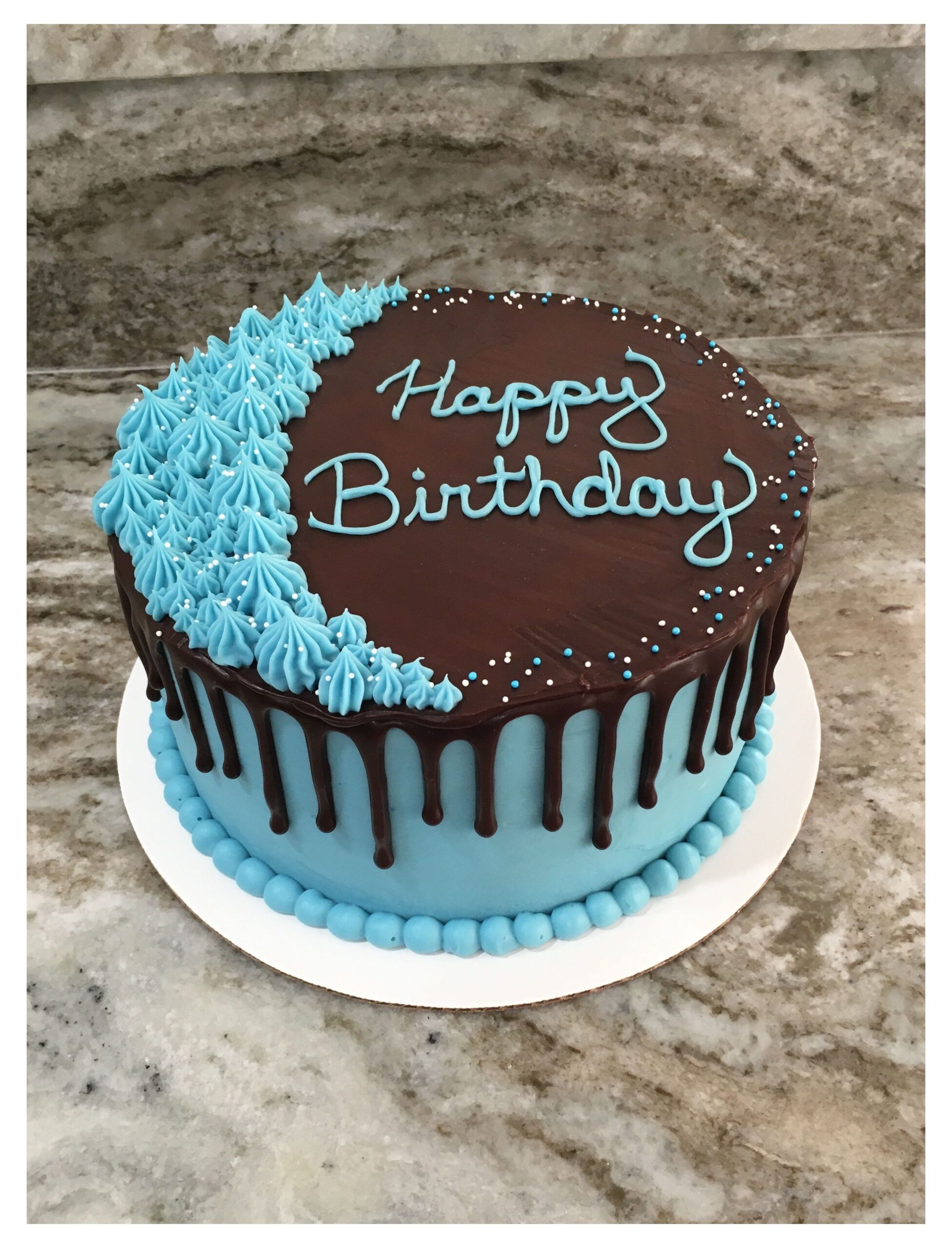 Simple birthday cake designs Design 47