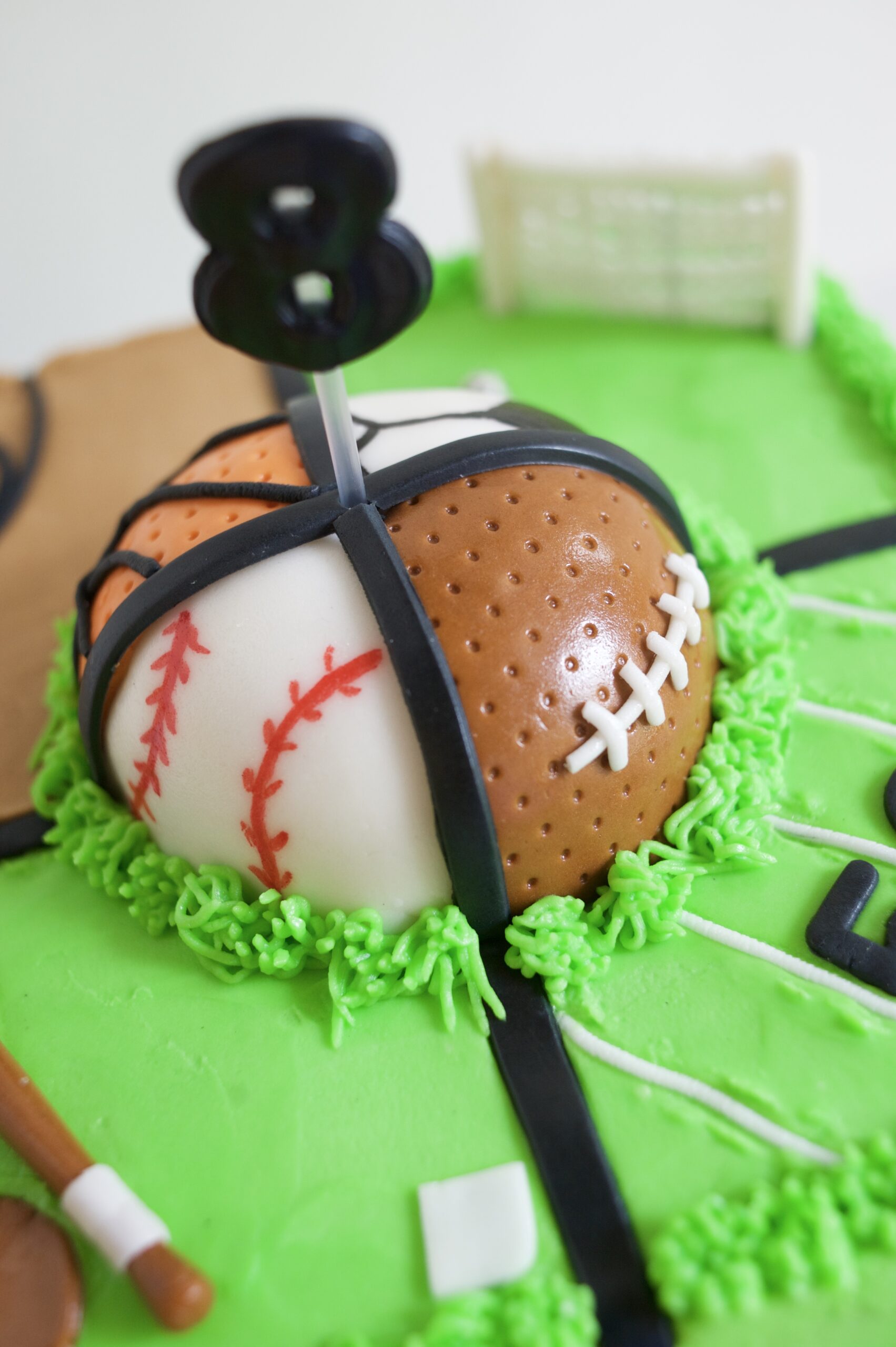 Sports-themed birthday cake Design 6