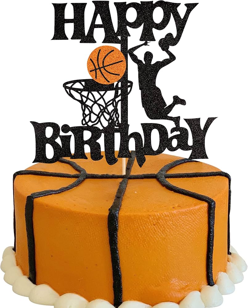 Sports-themed birthday cake Design 35