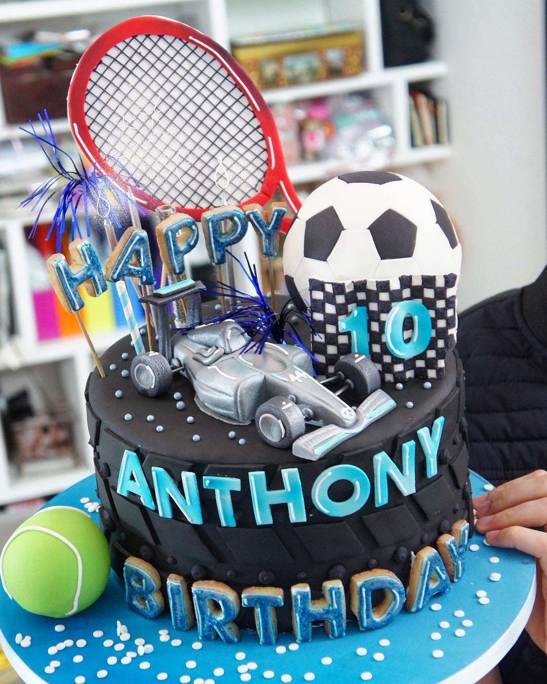 Sports-themed birthday cake Design 62