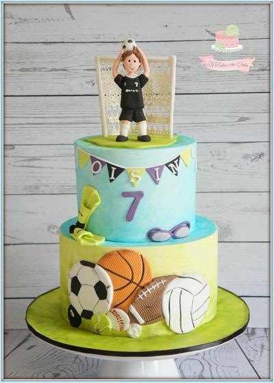 Sports-themed birthday cake Design 63