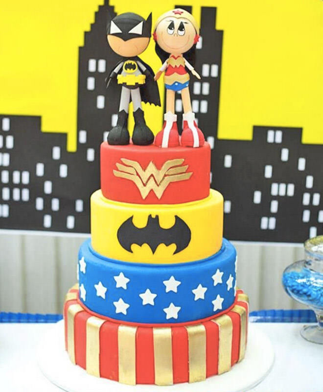 Superhero birthday cake for boys Design 8