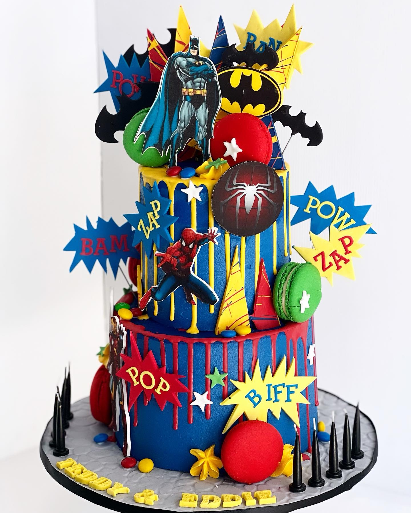 Superhero birthday cake for boys Design 12