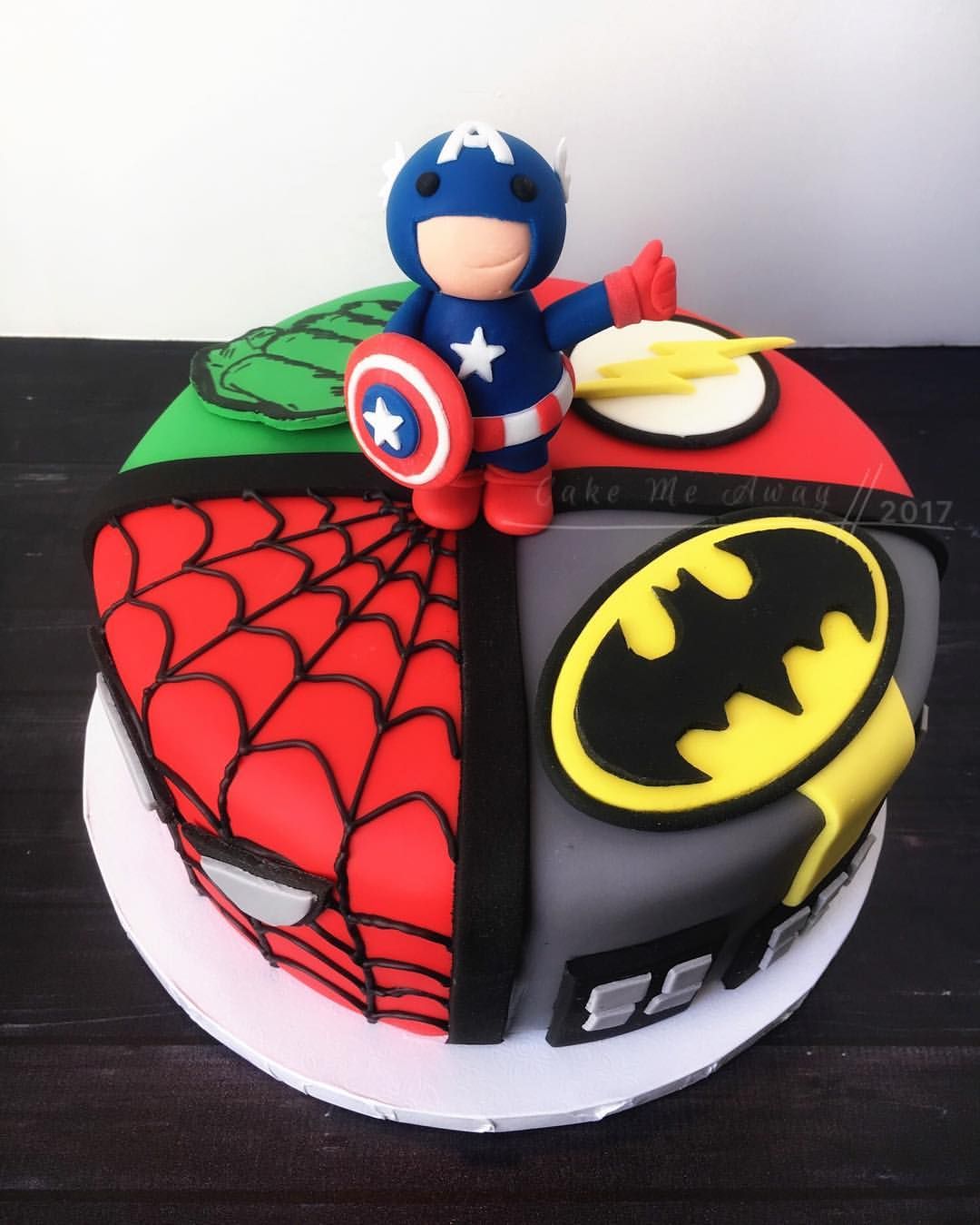 Superhero birthday cake for boys Design 16