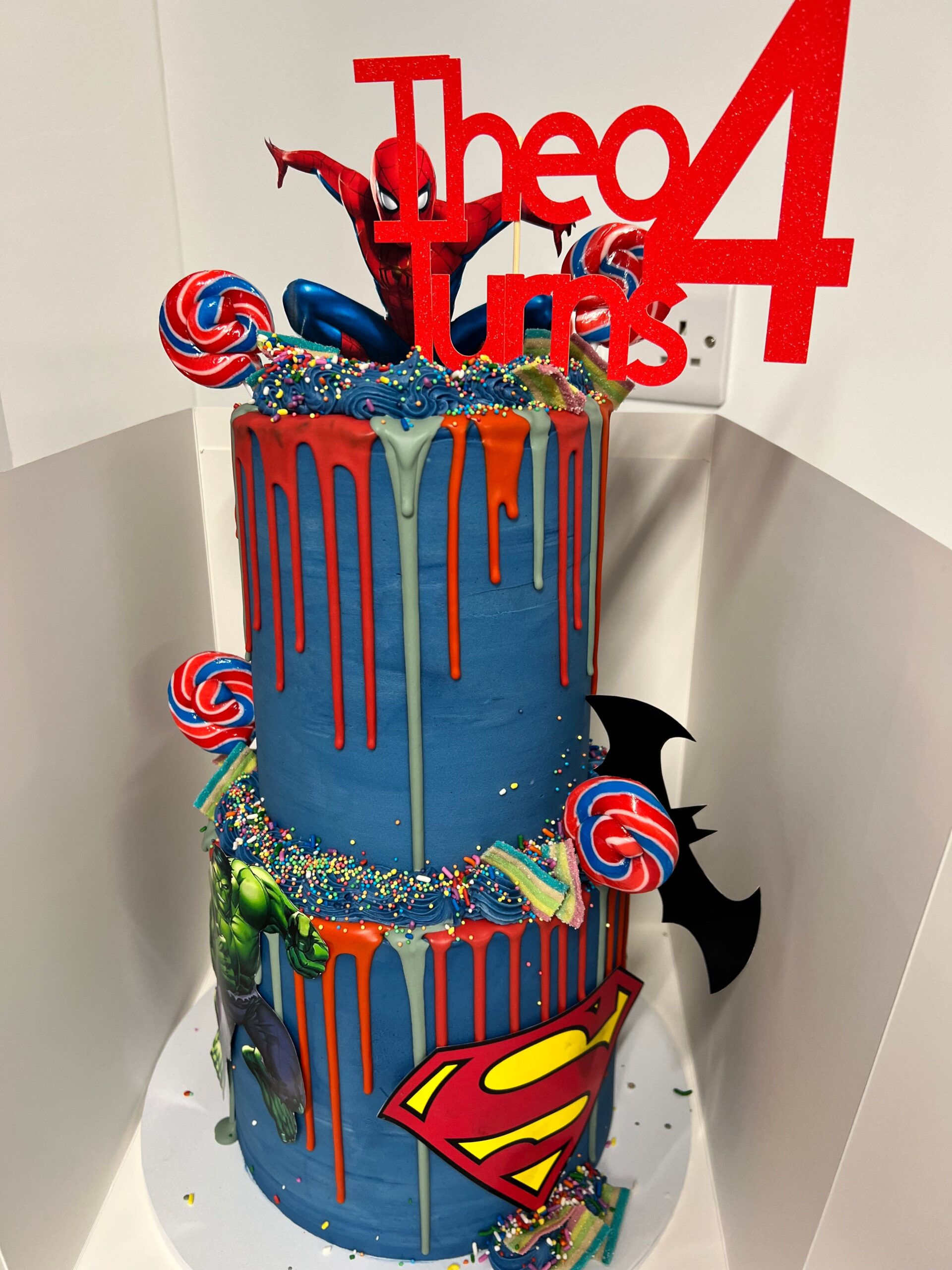 Superhero birthday cake for boys Design 20