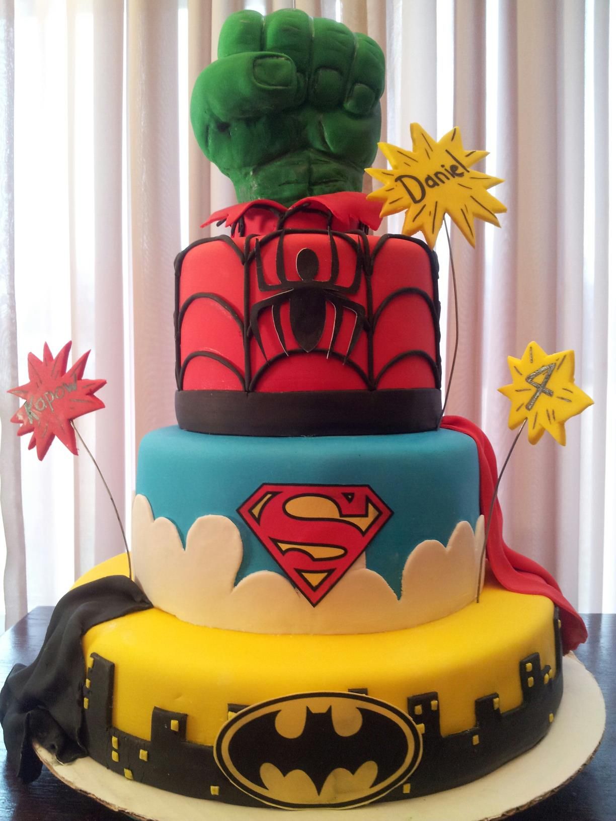 Superhero birthday cake for boys Design 24