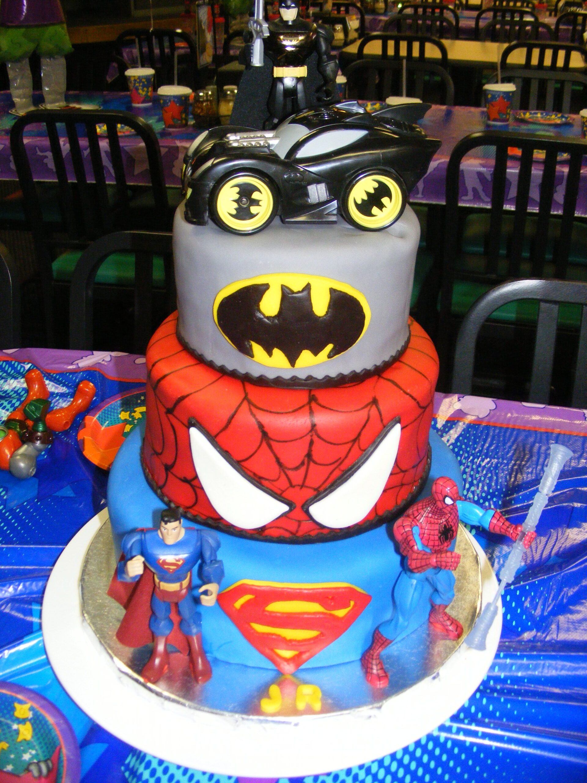 Superhero birthday cake for boys Design 25