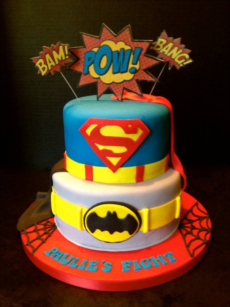 Superhero birthday cake for boys Design 27