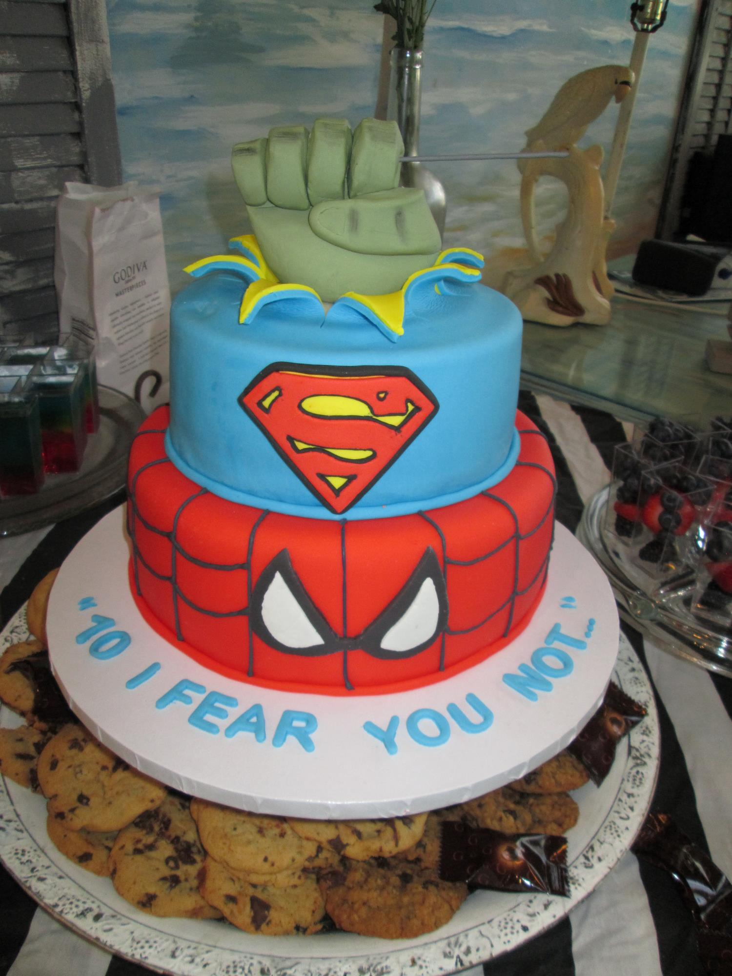 Superhero birthday cake for boys Design 29