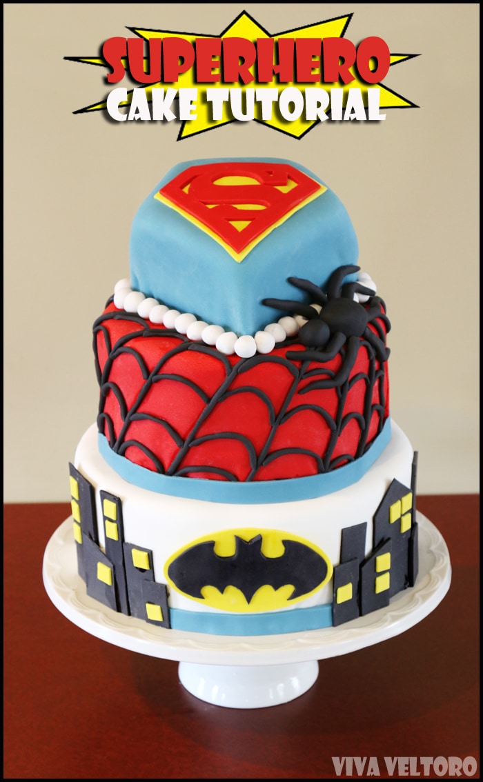 Superhero birthday cake for boys Design 35