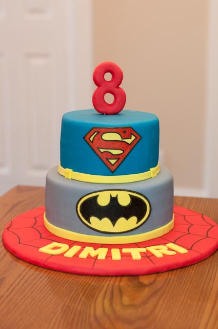 Superhero birthday cake for boys Design 38