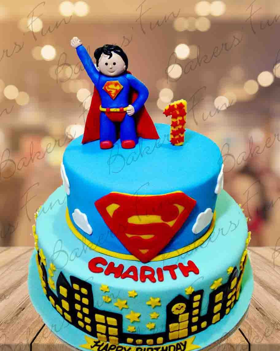 Superhero birthday cake for boys Design 41