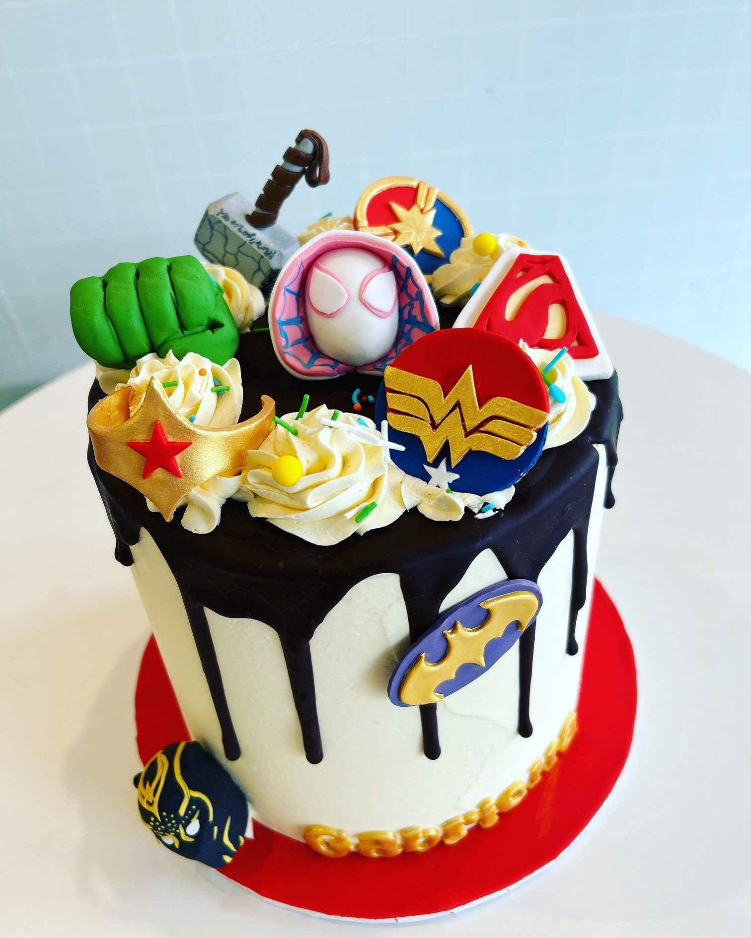 Superhero birthday cake for boys Design 42