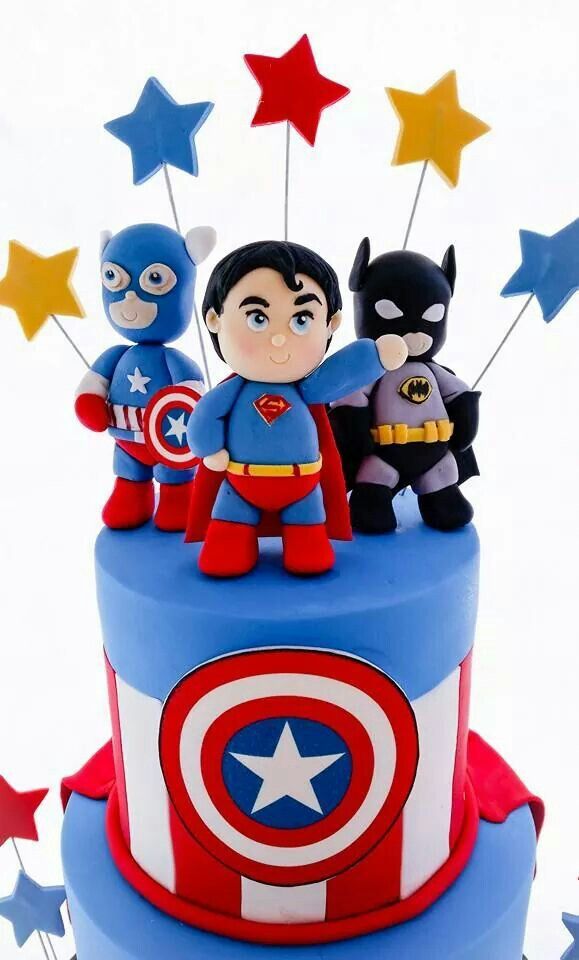 Superhero birthday cake for boys Design 43