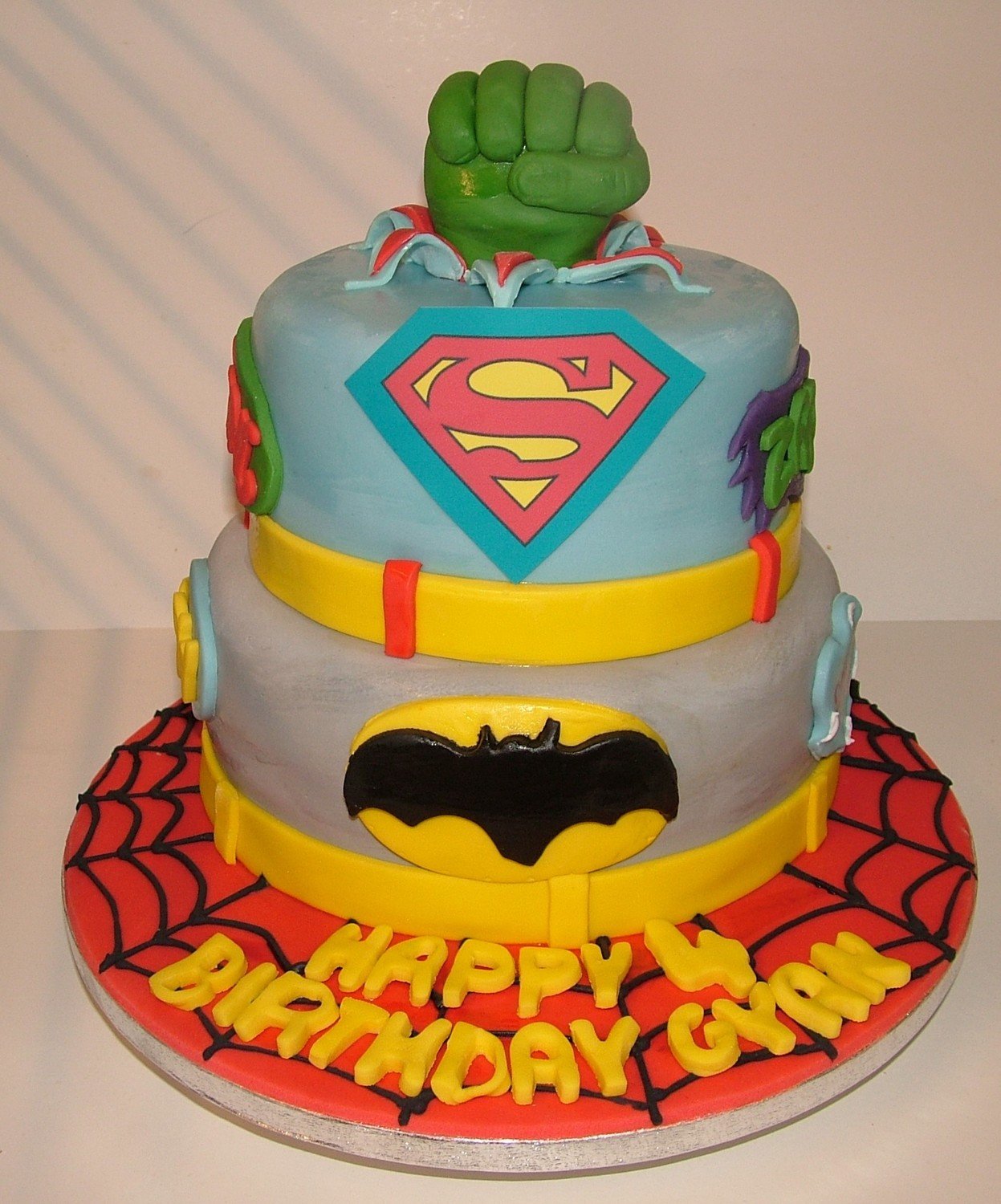 Superhero birthday cake for boys Design 48