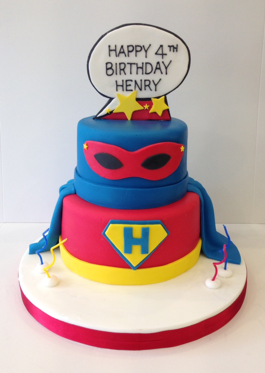 Superhero birthday cake for boys Design 50