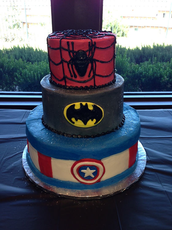 Superhero birthday cake for boys Design 54