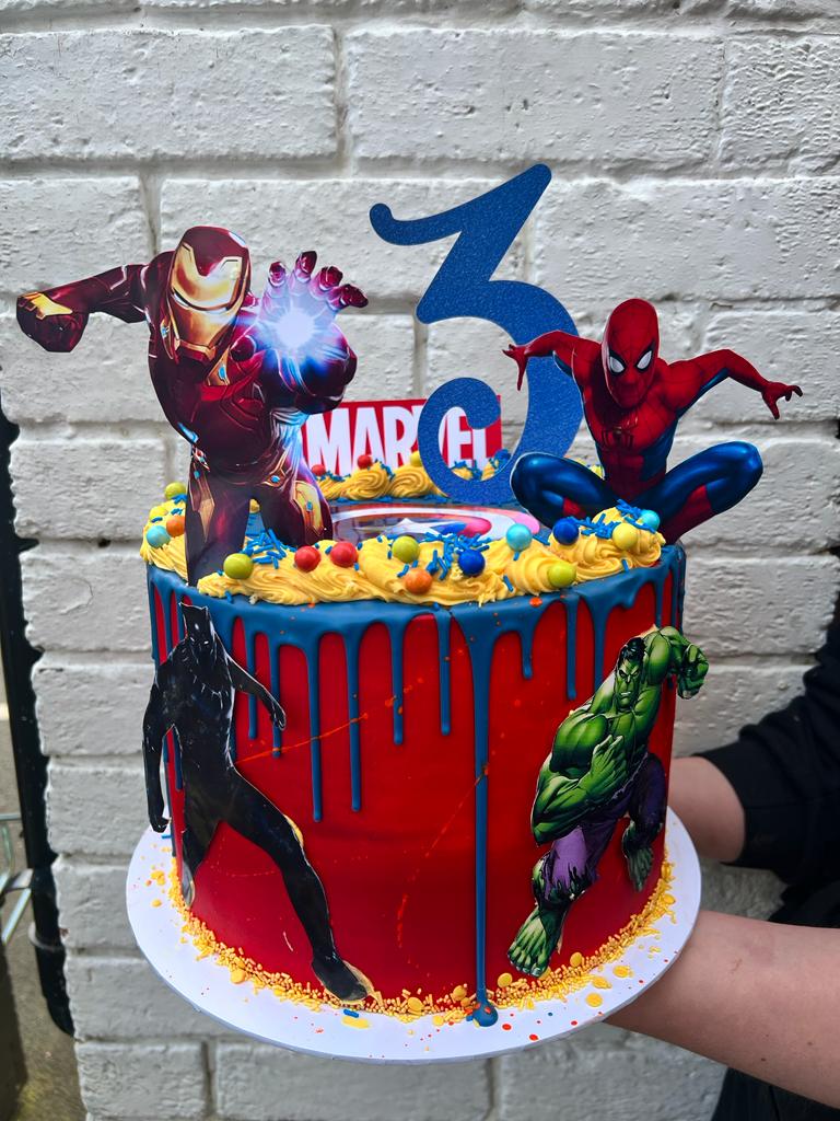 Superhero birthday cake for boys Design 61