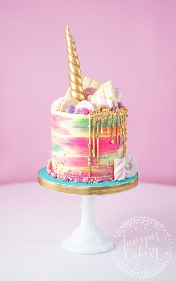 Unicorn birthday cake ideas Design 49