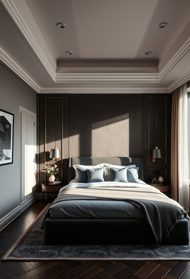 22 dark academia bedroom