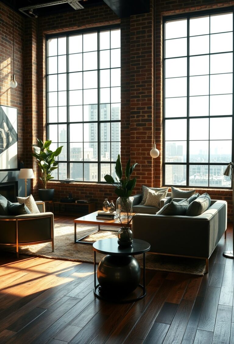 29 industrial living room style