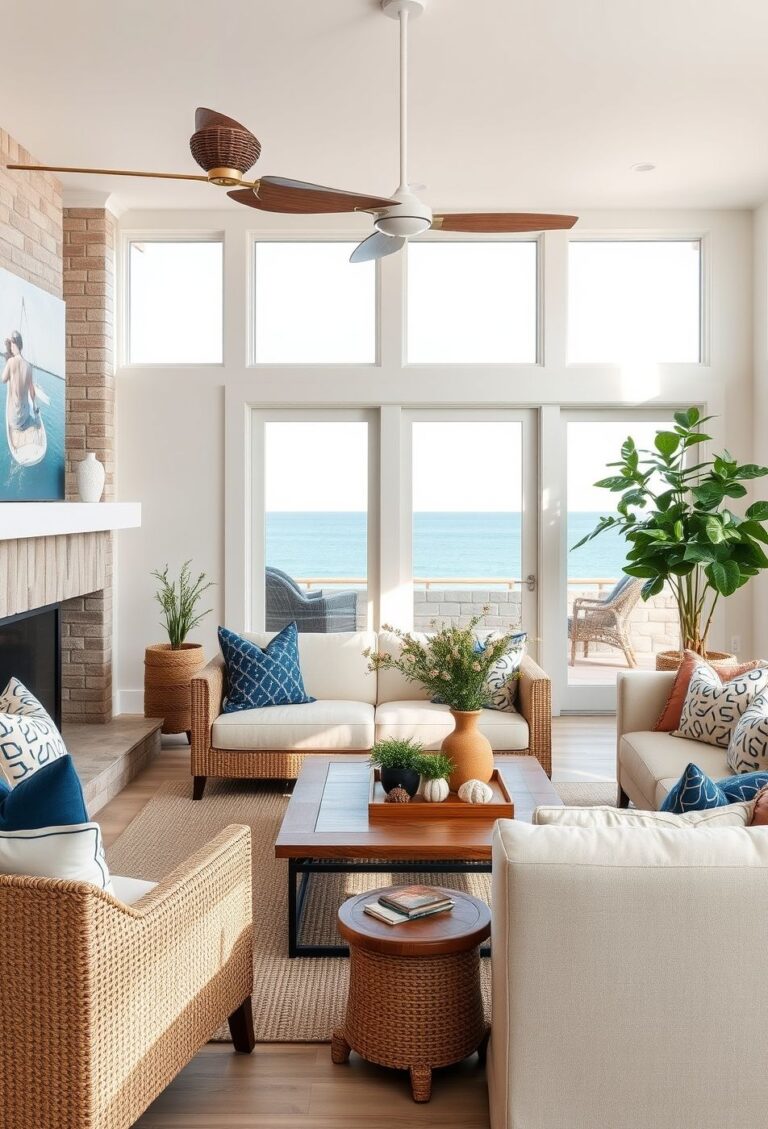 25 coastal living room decor