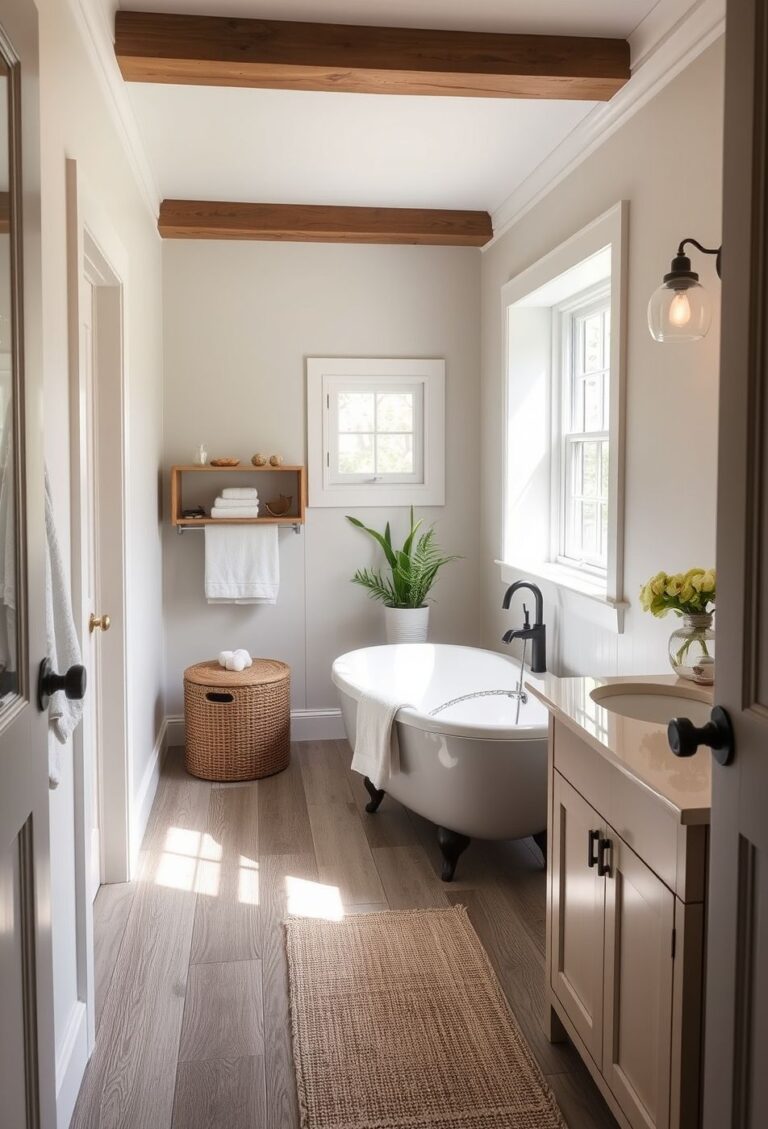 30 farmhouse bathroom design