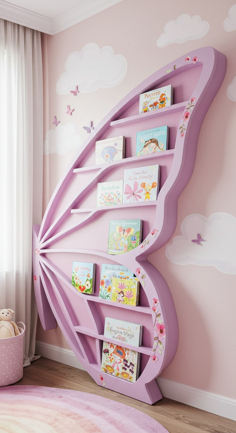 21 Book Shelf Ideas For Kids Room