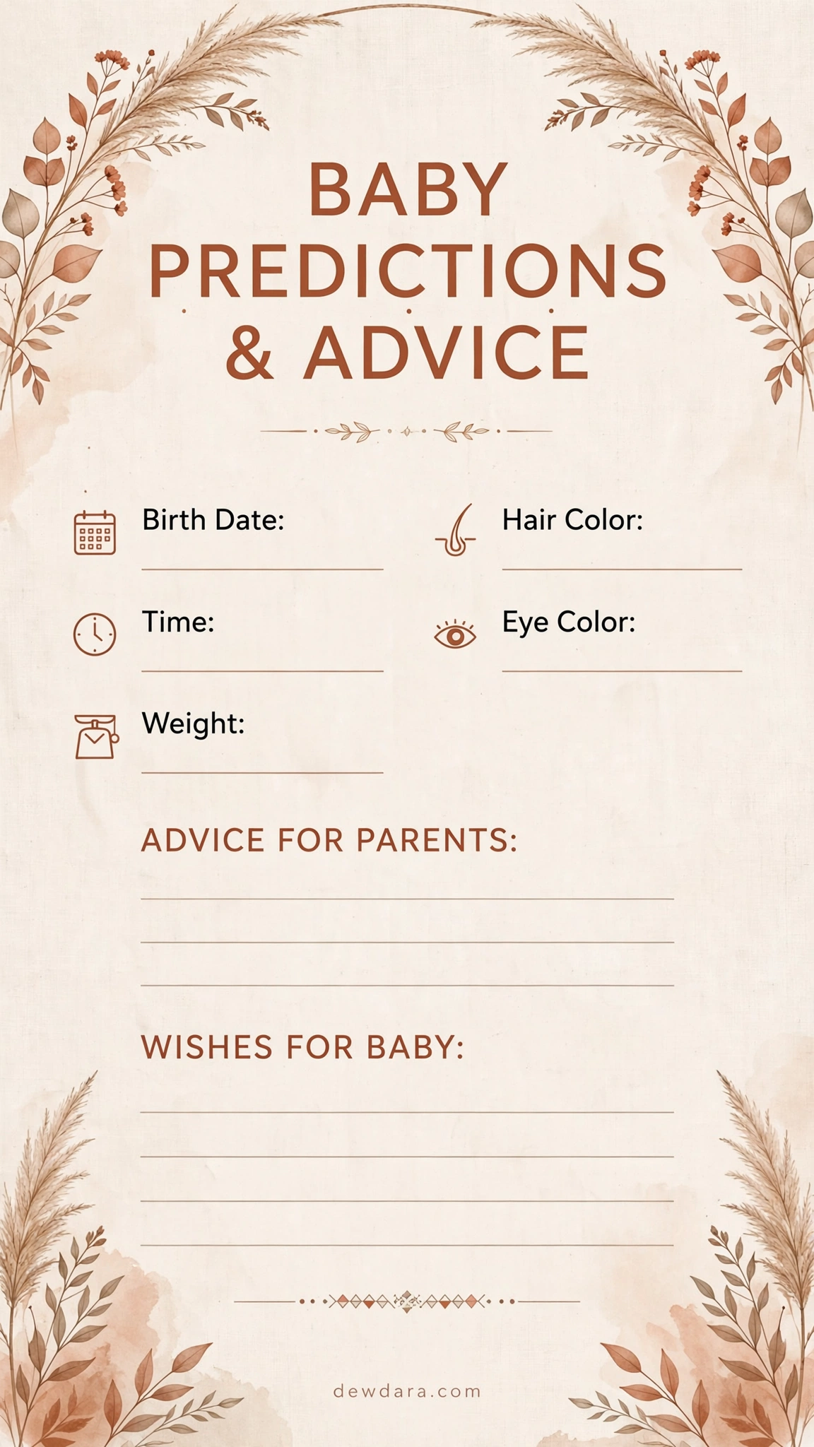 baby_predictions_template_boho_minimalist.webp