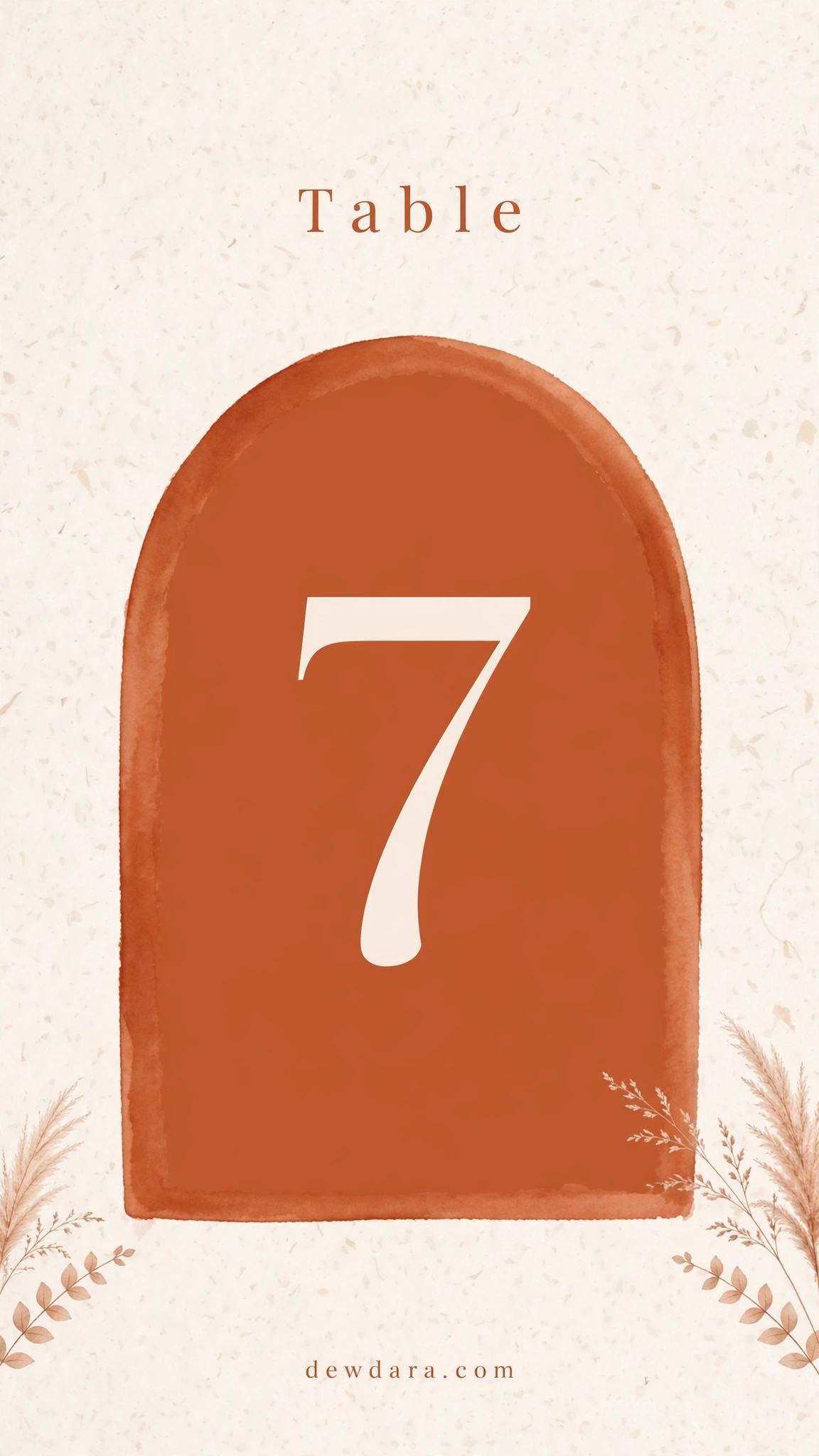 wedding_table_number_terracotta_arch.webp