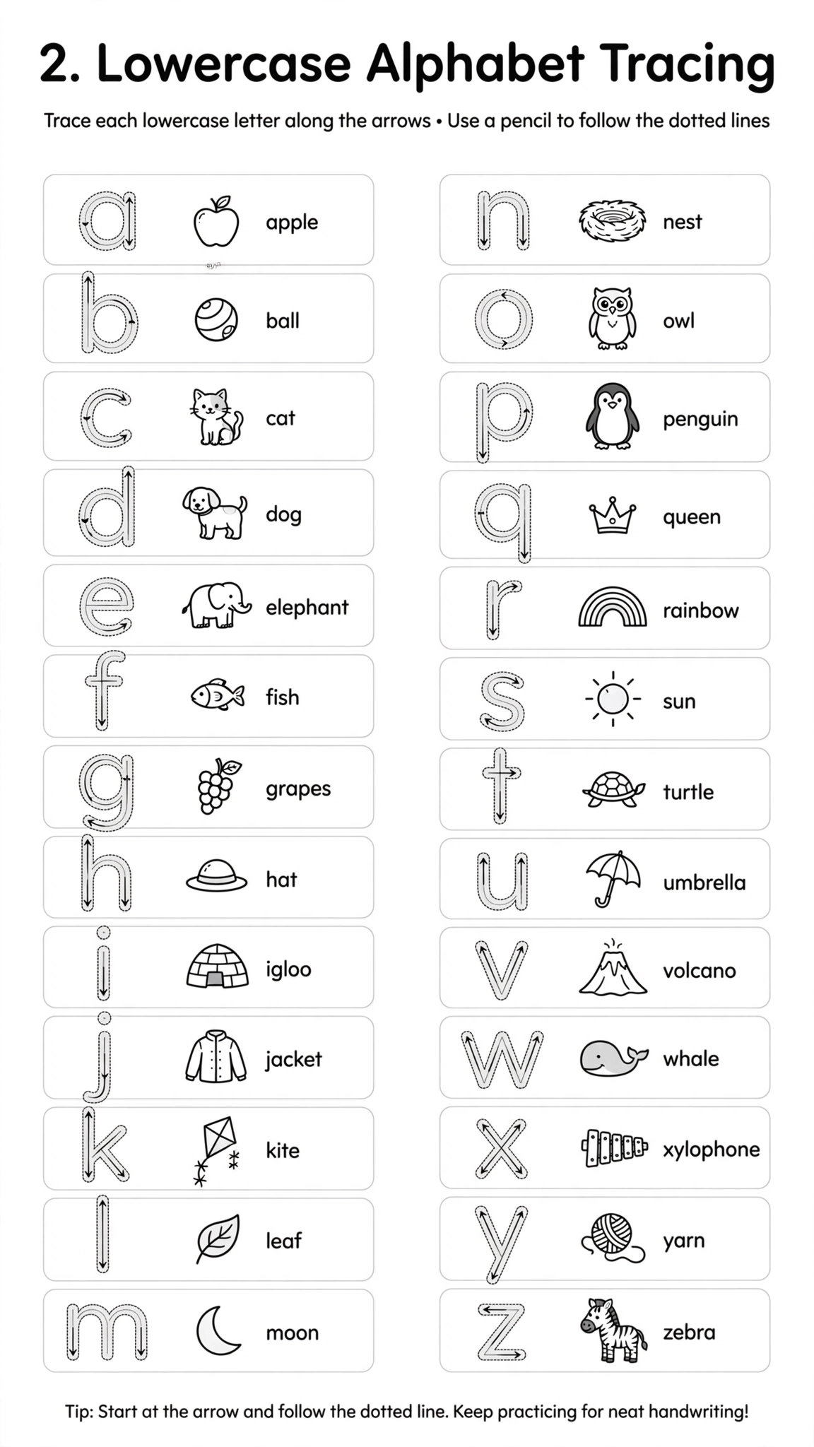 gallery/lowercase_alphabet_tracing_worksheet.webp