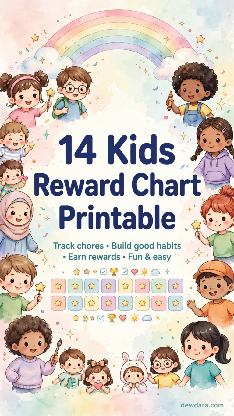 14 Kids Reward Chart Printable