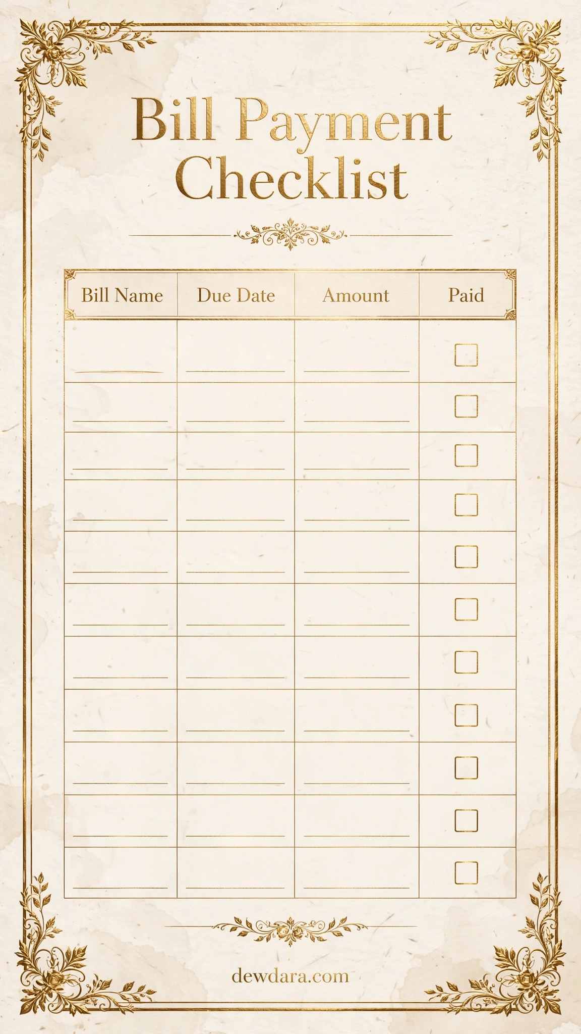 gallery/to_bill_payment_checklist_gold_cream.webp