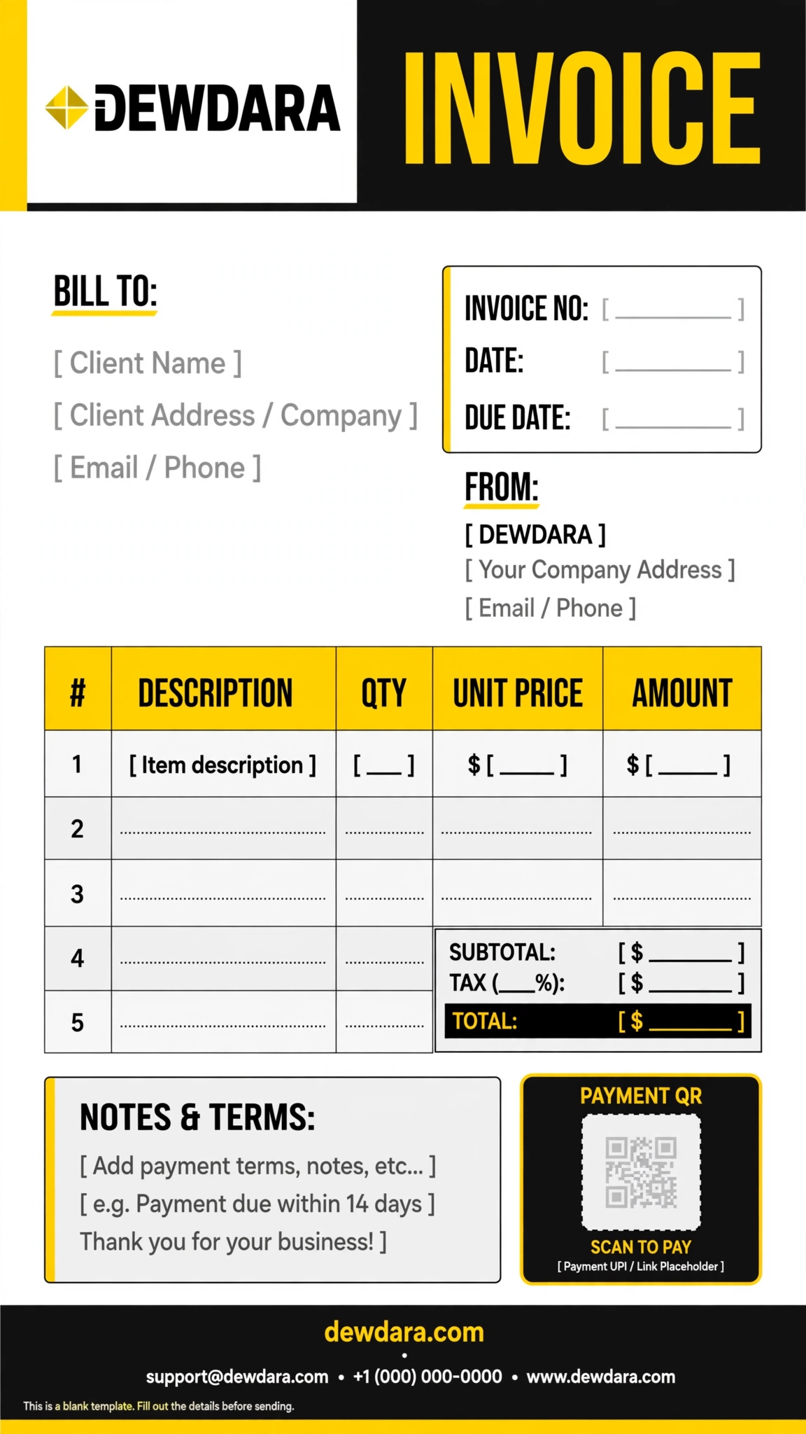 gallery/to_bill_to_invoice_template_black_yellow_accent.webp