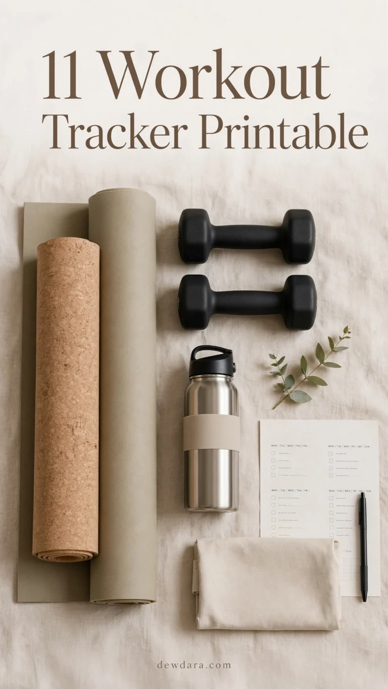 11 Workout Tracker Printable
