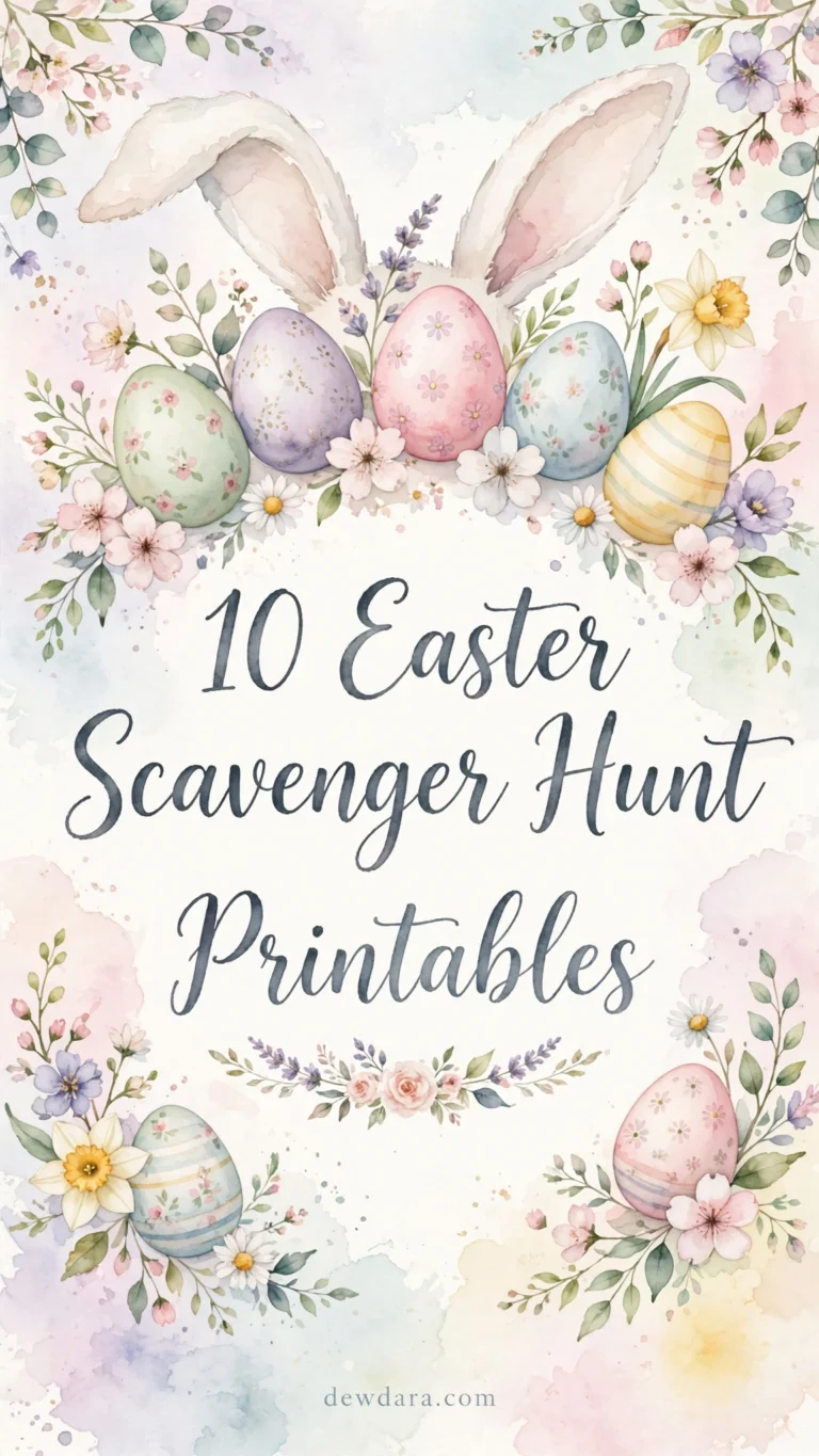 10 Easter Scavenger Hunt Printable