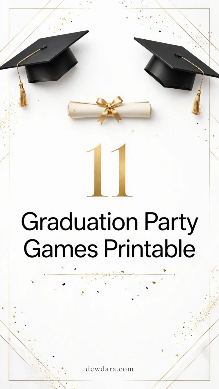 11 Graduation Party Games Printable